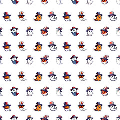 halloween seamless background