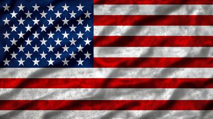 Fototapeta premium the American flag waving