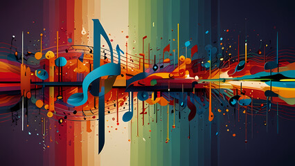 Abstract illustration called Chromatic Symphony