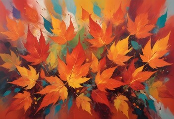 Abstract Leaf Pattern