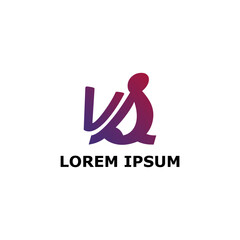 business logo design people with purple and blue logos