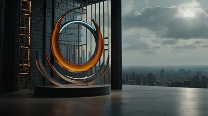 nice logo of time lapse of a computing