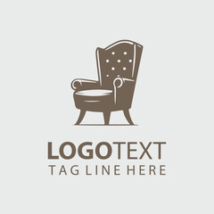 Furniture Sofa Logo Illustrations