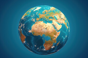Fototapeta premium A detailed vector of a world globe
