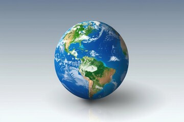 Naklejka premium A detailed vector of a world globe