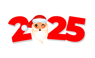 2025 Logo with Santa