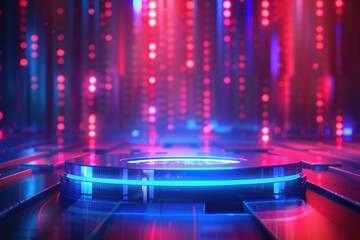 Abstract glowing purple diagonal lighting lines on dark background with lighting effect and sparkle with copy space for text. Luxury design style.