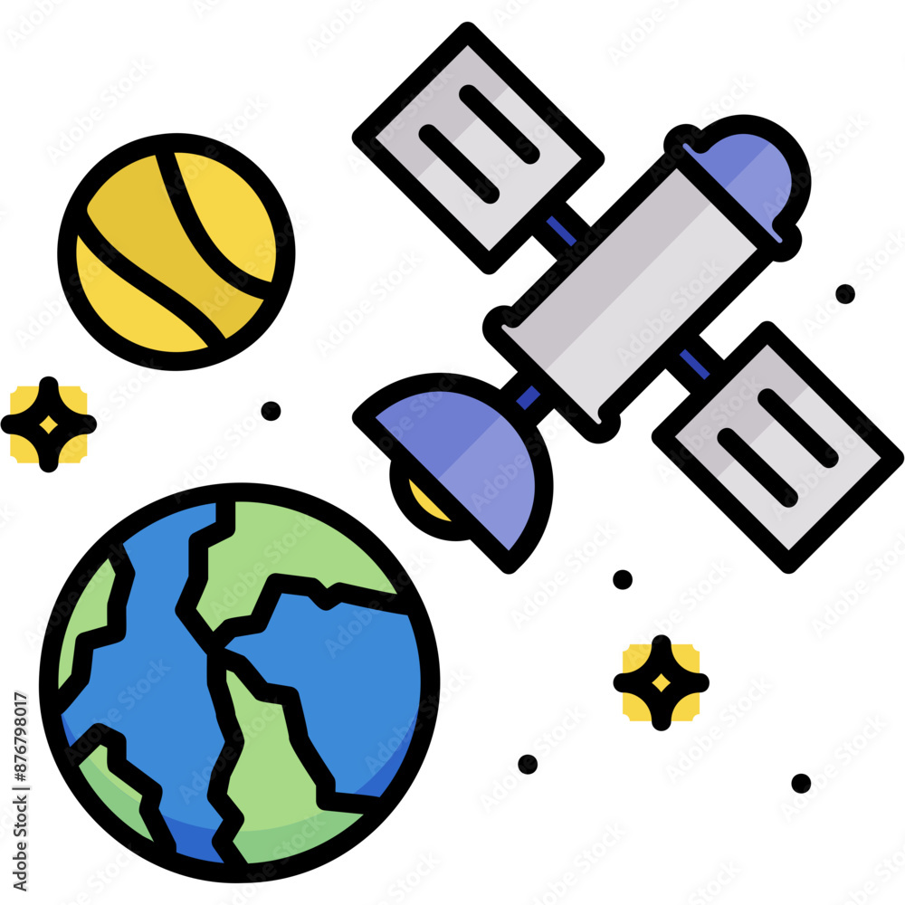 Canvas Prints space probe sticker