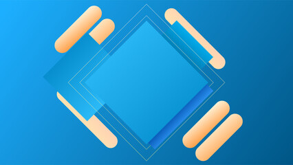 ABSTRACT BACKGROUND ELEGANT BLUE ORANGE GRADIENT SMOOTH LIQUID COLORFUL DESIGN WITH GEOMETRIC SHAPES VECTOR TEMPLATE GOOD FOR MODERN WEBSITE, WALLPAPER, COVER DESIGN 