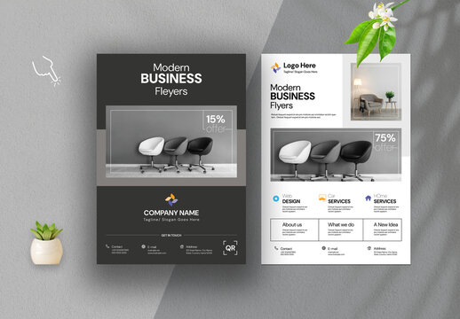 Modern Flyer Template Layout