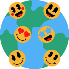 Obraz premium World Emoji Day