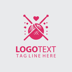 Knitting Logo Illustrations