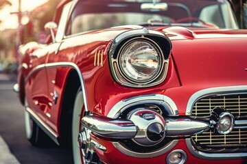Fototapeta premium A nostalgic image of a classic car 