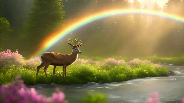 deer in the forest