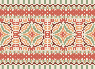 Ethnic Pattern. Tribal seamless pattern Aztec Vintage Native American ethnic vector background. vector image. Mexican blanket stripes seamless pattern.