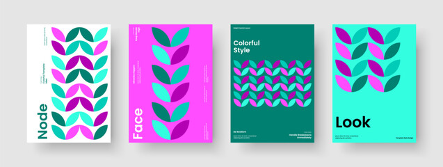 Fototapeta premium Geometric Brochure Template. Abstract Flyer Design. Isolated Book Cover Layout. Business Presentation. Banner. Background. Report. Poster. Catalog. Magazine. Leaflet. Newsletter. Journal