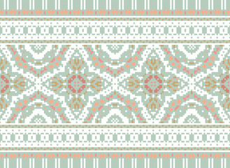 Ethnic Pattern. Tribal seamless pattern Aztec Vintage Native American ethnic vector background. vector image. Mexican blanket stripes seamless pattern.