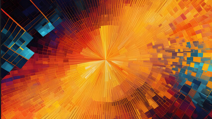 AI generated illustration of abstract artistic background