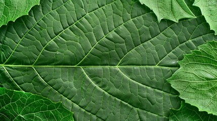 Fototapeta premium Close-up texture of green foliage