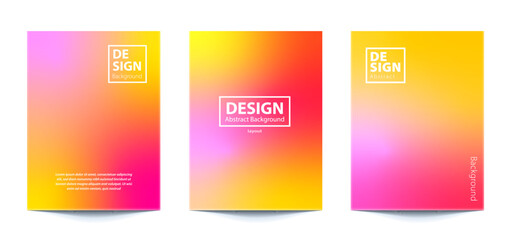 set template Abstract Blurred Colorful Background For banner, flyer, covers, wallpapers, brands, social media and other mobile projects © yohannes benedictus