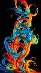 AI generated image of artistic background