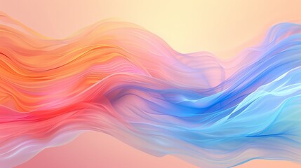 Abstract soft background with a wave. Vector illustration. Clip art.