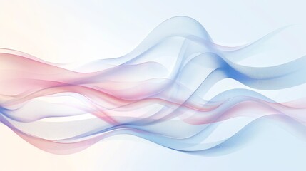 Abstract soft background with a wave. Vector illustration. Clip art.