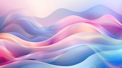 Obraz premium Abstract soft wave background vector illustration.