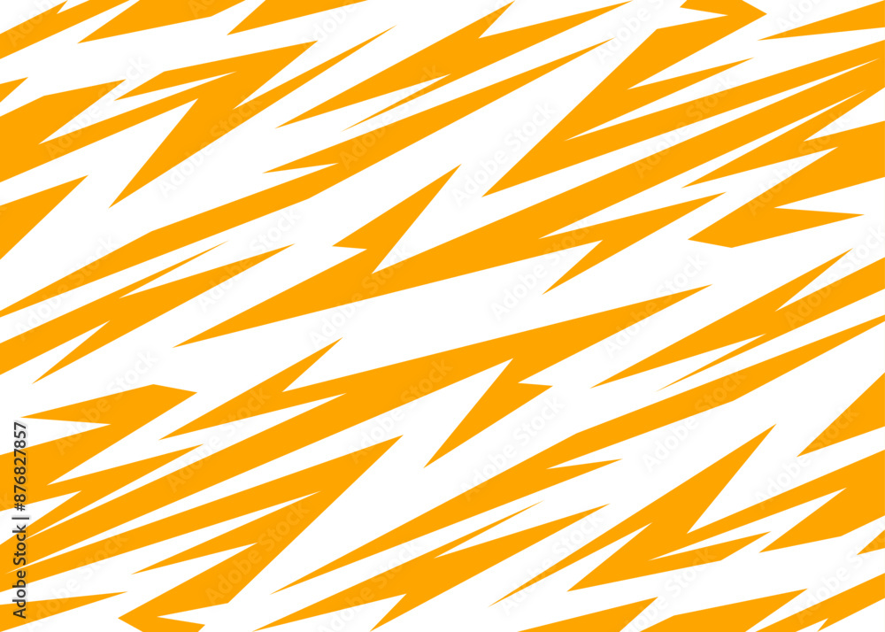 Poster abstract background with reflective arrow and spike pattern