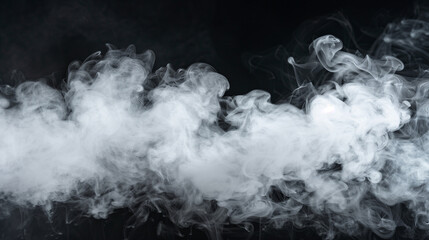 smoke on black background