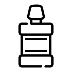 mouthwash Line Icon