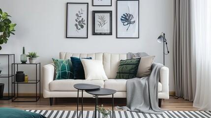 A modern apartment living room