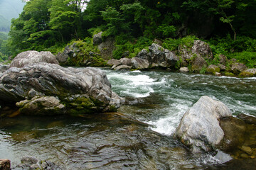 Clear stream scenery