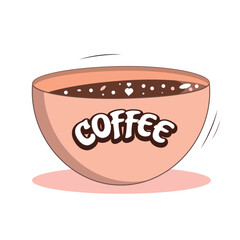 coffee cup. vector illustration