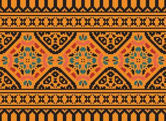 Aztec tribal geometric ethnic seamless pattern. Vintage Native American ethnic vector background. Traditional ornament; Hawaiian Tribal. American, Mexican style.