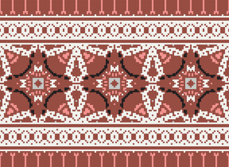 Aztec tribal geometric ethnic seamless pattern. Vintage Native American ethnic vector background. Traditional ornament; Hawaiian Tribal. American, Mexican style.