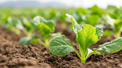 Obraz premium Detailed photo of chemical-free farming