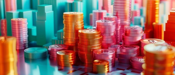 3d illustration of  NFT Marketplace Crypto Art Packages in 3D