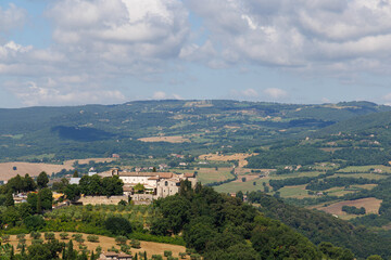 Fototapeta premium View of countryside near Todi - Umbria - Italy