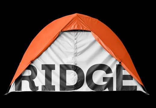 Camping Tent Mockup With Generative AI