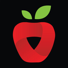 apple food fruit media logo