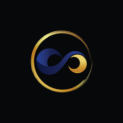 luxury shining infinity infinitum sign