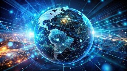 Fototapeta premium Technology Digital world