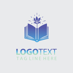 Open Book Logo Illustrations