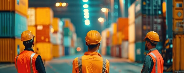 Logistics team discussing consignment transport strategies, showcasing teamwork and planning, consignment strategy, team logistics