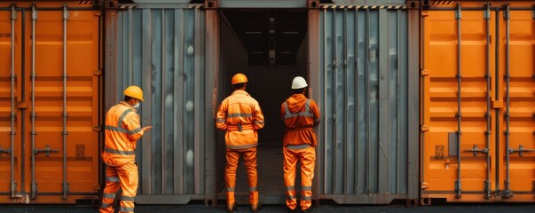 Logistics team discussing consignment transport strategies, showcasing teamwork and planning, consignment strategy, team logistics