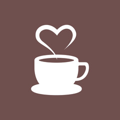 coffee cup coffee lovers classic logo design vector