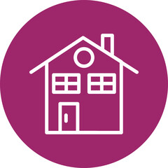 Home Vector Line White Circles Multicolors