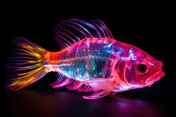 Fototapeta premium Vibrant and Mesmerizing Aquarium Fish