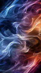 Obraz premium Vibrant Smoke Swirls